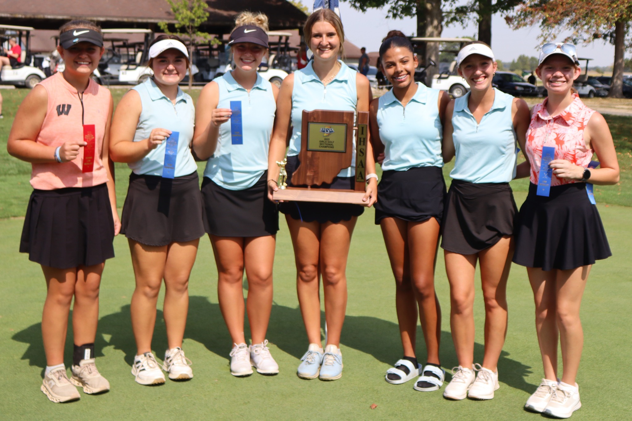 Lady Norse Win Sectional-Chenoweth/Brewer Go 1-2 Individual/Spangle & Shah Also Qualify